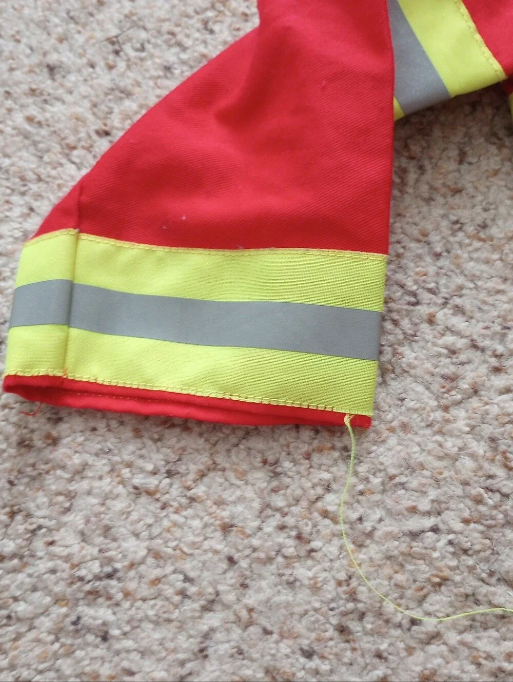 Random Lot Of Halloween Fire Fighters Costume Pieces Kids Size 3-6